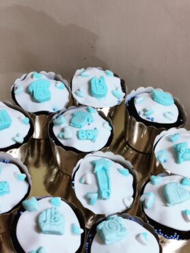 Chocolate themed cupcake